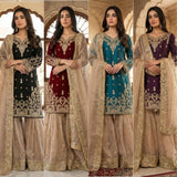 Trending Maroon Vichitra Silk Gown