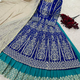 Bridal Blue Occasionally Top Lehenga