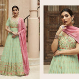 Heavy Faux Georgette Anarkali Suits