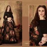 Heavy Premium Flower Print Lehenga