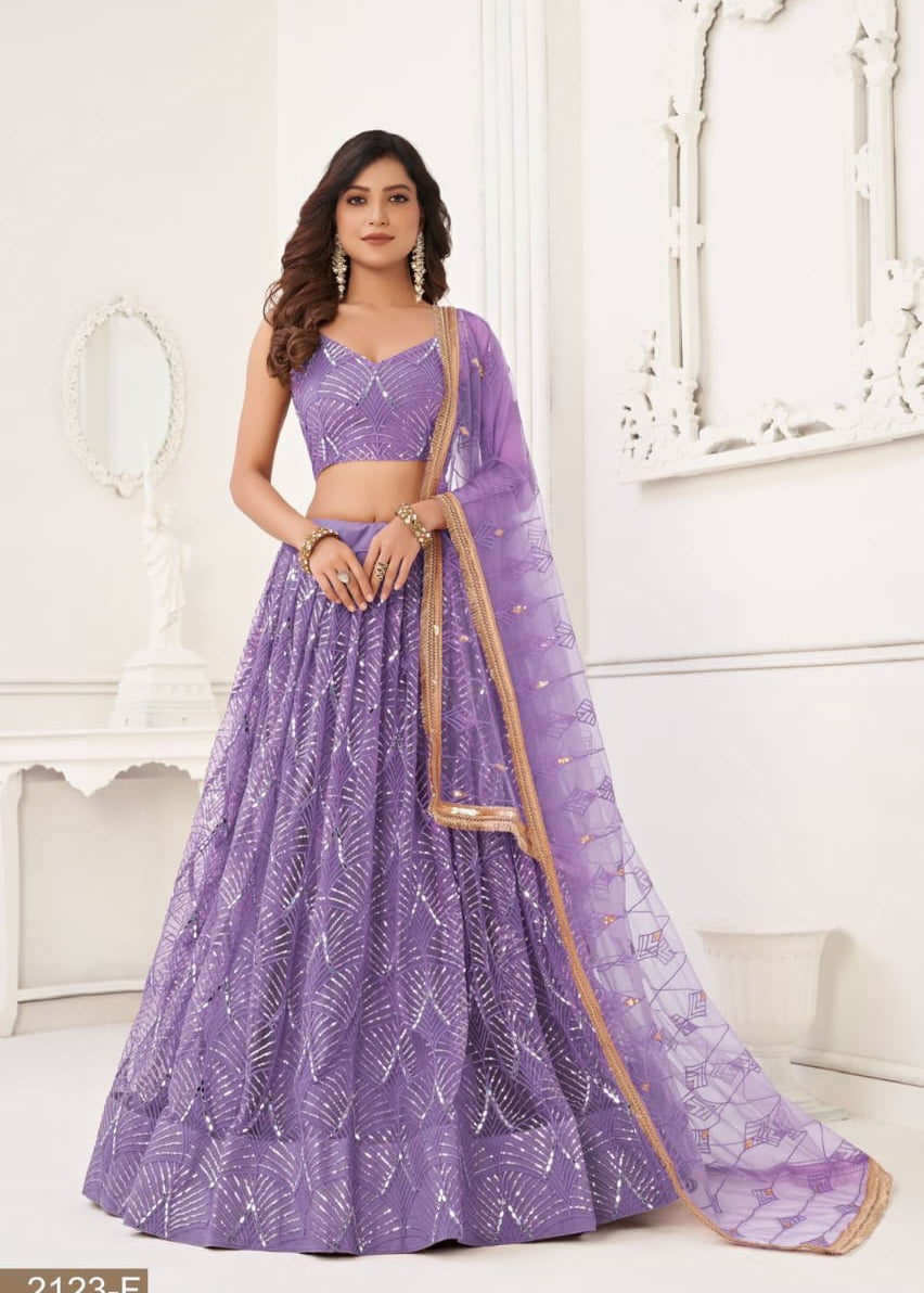 Butterfly Net Wedding Lehenga Choli