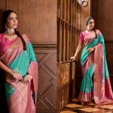 Treditional Zari Woven Silk Saree