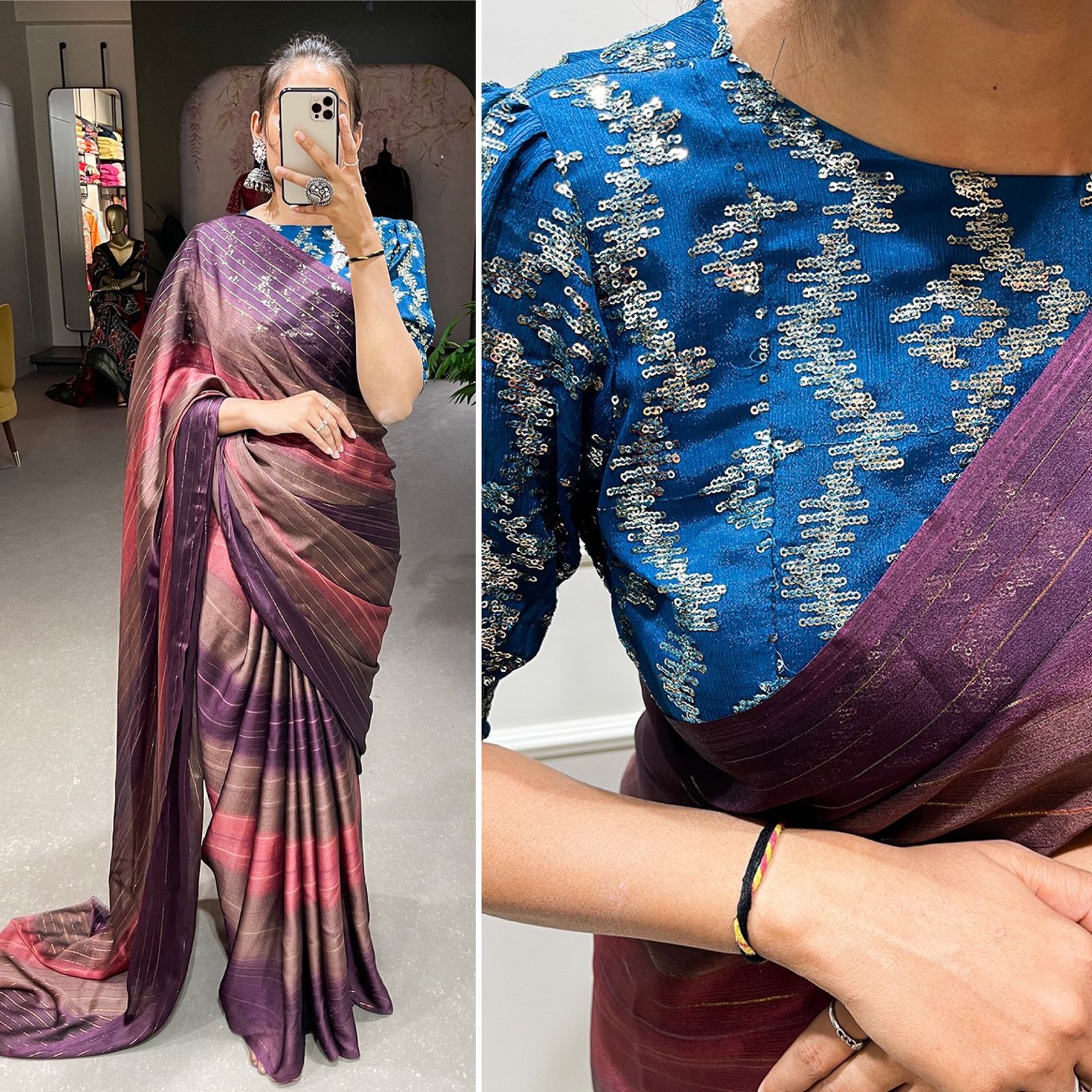 New arrivals Jute silk saree