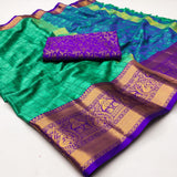 Heavy Rich Border Silk Saree