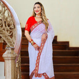 Bengal Queen Chikankari Saree