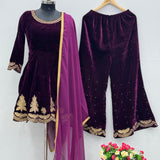 Designer Viscose Velvet Suit Collection