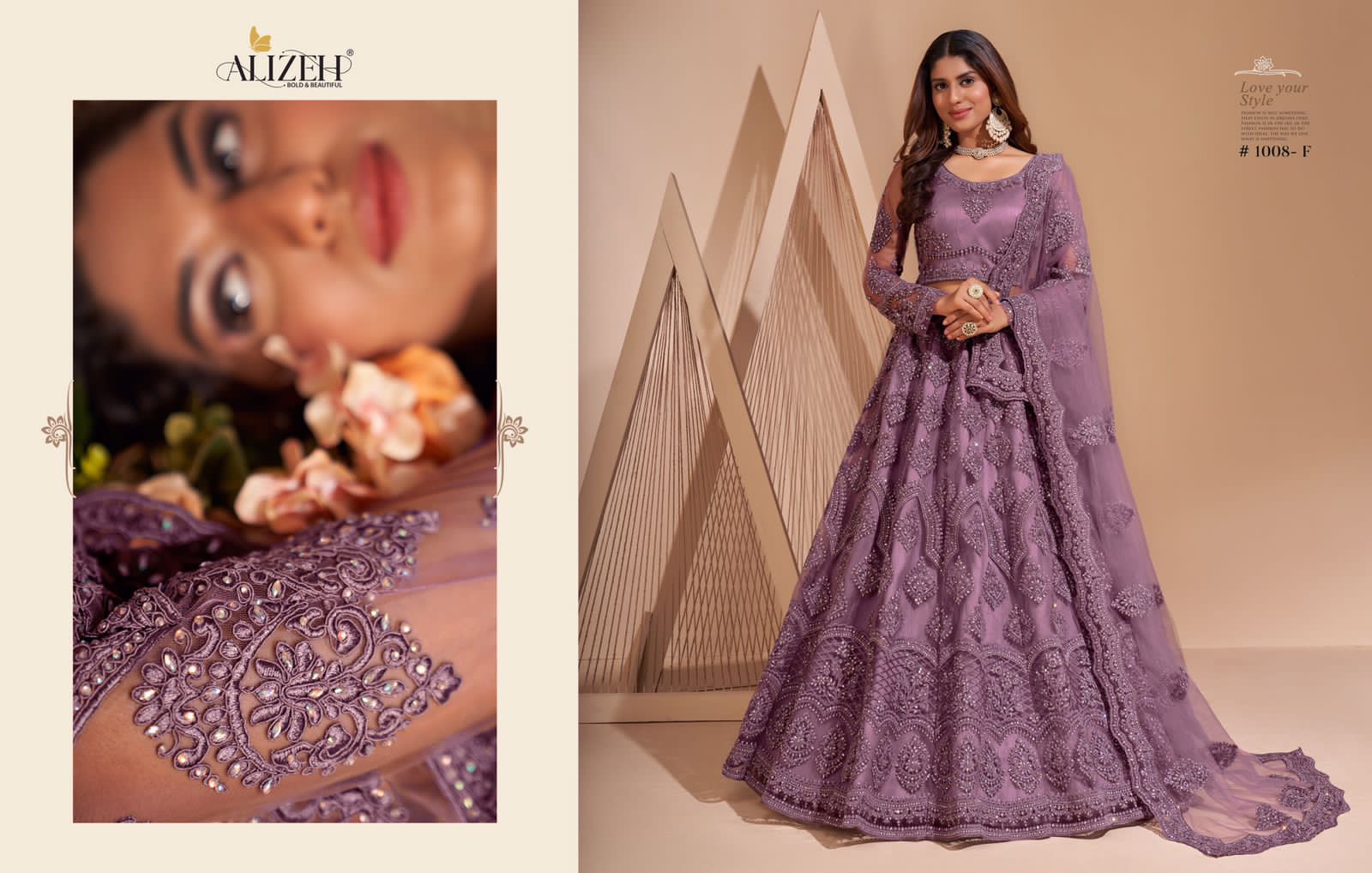 Bridal wedding anarkali lahenga