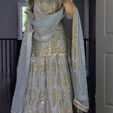 New Designer Faux Georgette Lehenga - Size L