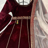 Premium Velvet Anarkali Gown