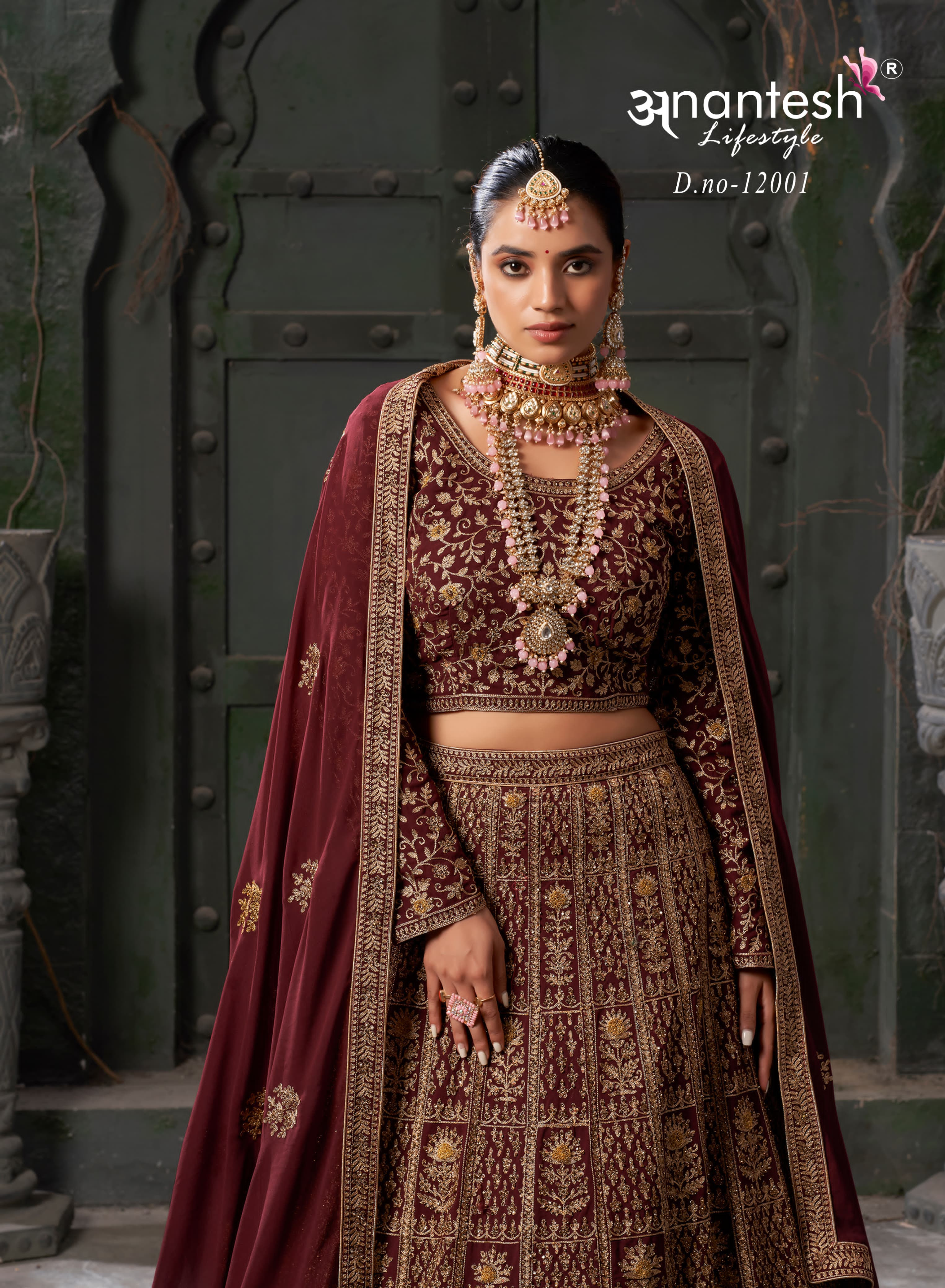 Bridal Wedding Premium Velvet Lehenga Choli