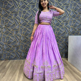 Festival Purple  Lehenga Choli