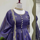 Designer Simmer Silk Top Lehenga