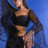 Trending Bollywood Black Lahenga Choli