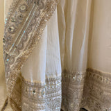 Champagne Ivory Luxury Anarkali Set - Size S