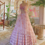 Preety Pink Soft Silk Lehenga