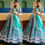 Attractive Party Wear Silk Lehenga choli