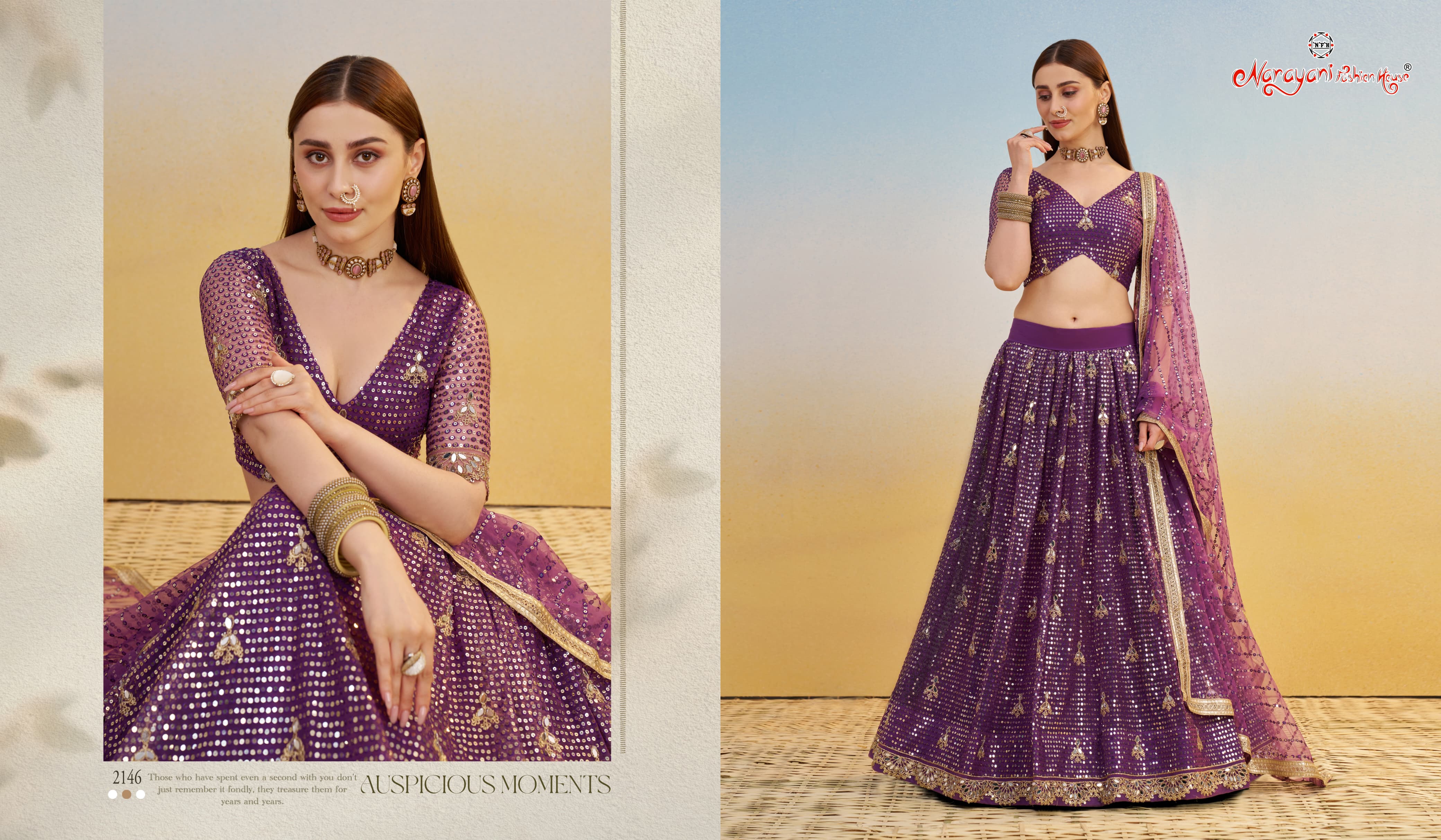 Narayani Designer Net Lehenga