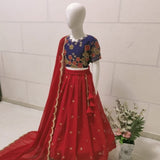 Charming Collection Of Red Kids Lehenga Choli