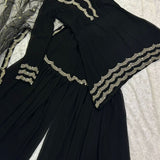 Black Top and Sharara Collection