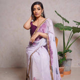 Flower Print Georgette Saree