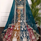 Multy Colored Heavy Bridal Lehenga