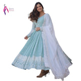 Sky Collection Of Beautifull Anarkali