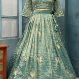 Elevate Blooming Silk Lehenga