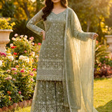 Classical Embroidered Pista Suit