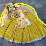 Yellow Fancy Lehenga Choli