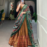 Treditional  Dola Silk Lehenga