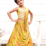 Stylish Kids Silk Lehenga Choli