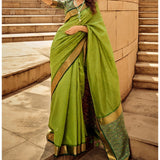 Heavy Handloom Weaving Silk Saree