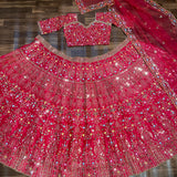 Pink Premium Bridal Lehenga