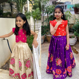 Kalamkari Kids Lahenga Choli