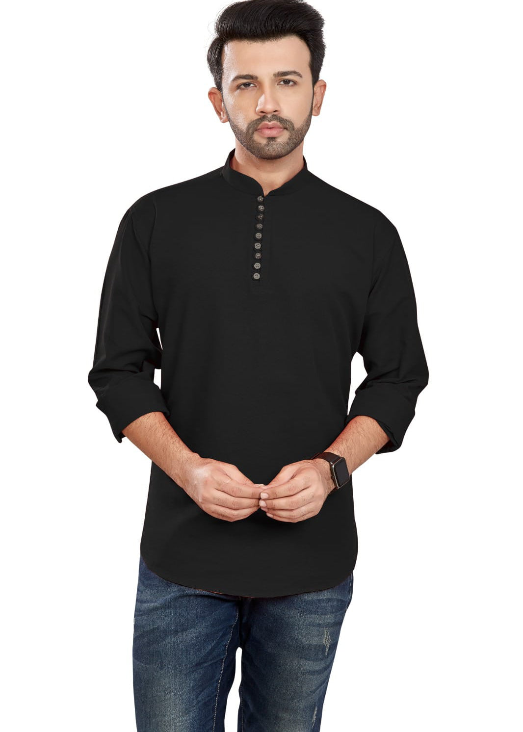 Men's launched new Short Pure Cotton Kurta