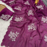 Presenting you most beautiful Zimi chu saree collection