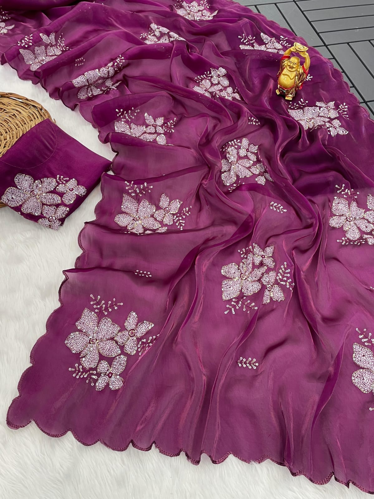 Presenting you most beautiful Zimi chu saree collection