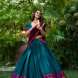 Festive Zari Weving Silk Lehenga