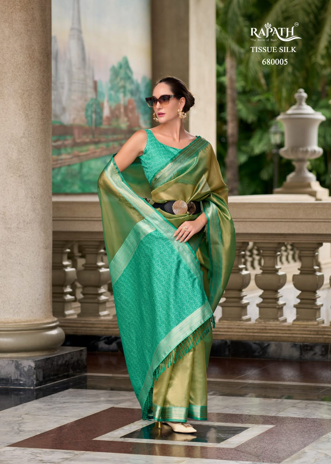 Designer Pure Tissue Silk Saree