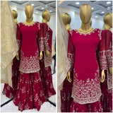 Designer Pakistani Bridal Suit Plazzo