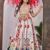 Vrundavan Heay Silk Lehenga Choli