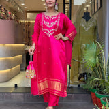 Light Pink Viscose Silk Suit