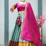 Exclusive Premium Kanjivaram Silk Lehenga