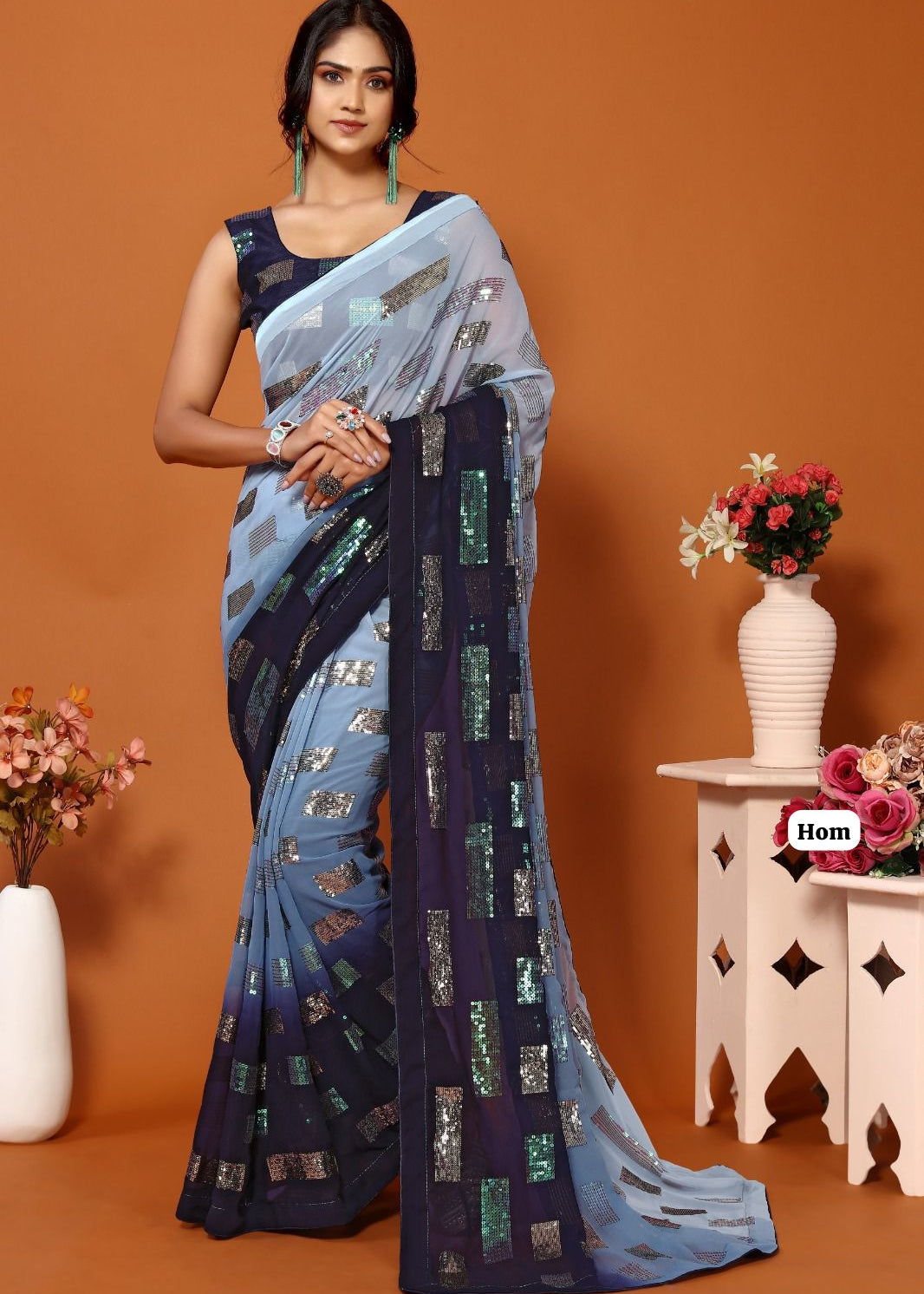 Presenting you most beautiful box seqwance saree