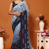 Presenting you most beautiful box seqwance saree