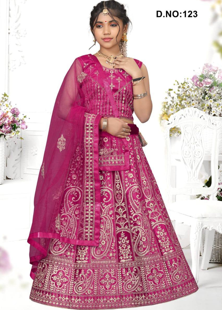 Kids Bridal Lehenga Choli