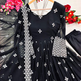 Designer Black Anarkali Gown