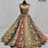 Designer Bridal Velvet Lehenga Choli