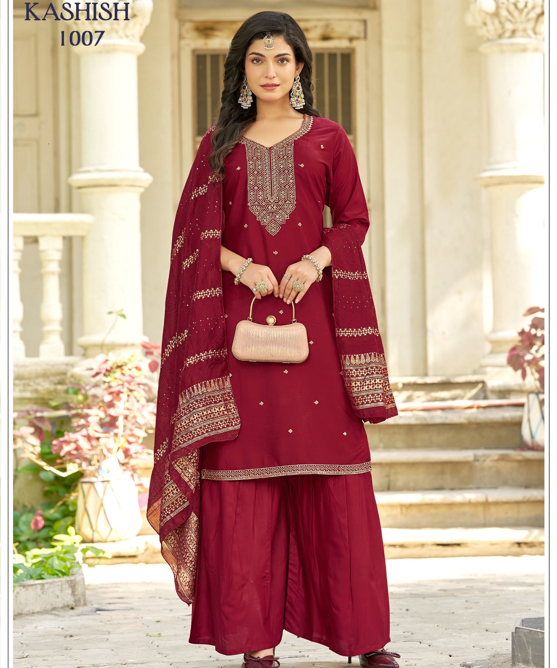 Kashish Rayon Embroidered Suit