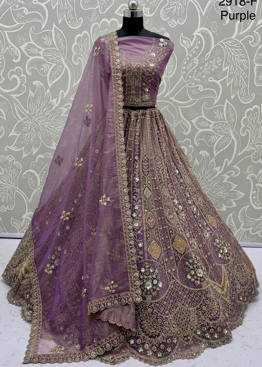 Luxurious Embroidered Wedding Lehenga